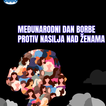 Black Illustrative International Day For The Elimination Of Violence Against Women Poster