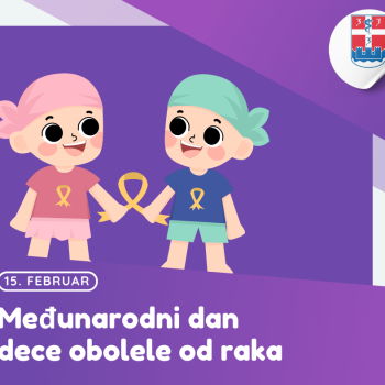 Purple Simple International Cancer Day for Children Facebook Post